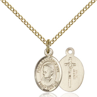 Gold-Filled Pope Benedict XVI Pendant