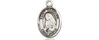 Pewter Saint Madeline Sophie Barat Medal Engraved Catholic Saint Jewelry