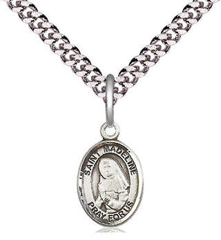 Pewter Saint Madeline Sophie Barat Medal Religious and Catholic Jewelry Engraved Catholic Saint Jewelry