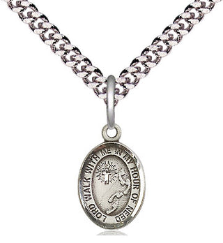 Pewter Footprints Cross Medal Religious and Catholic Jewelry Engraved Catholic Saint Jewelry