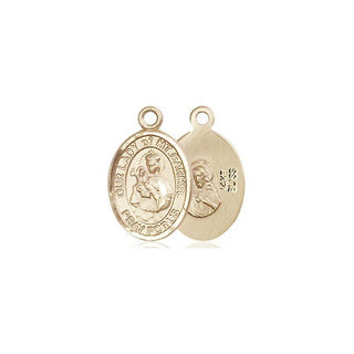 14kt Gold Our Lady of Mount Carmel Medal