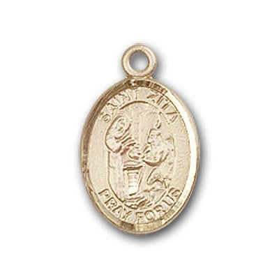 Gold-Filled St. Zita Pendant
