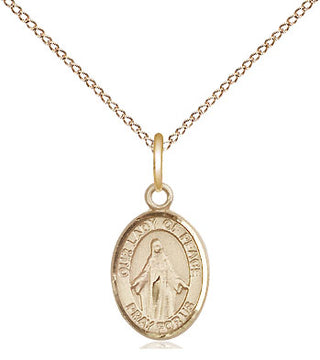 14kt Gold Our Lady of Peace Medal | Engravable