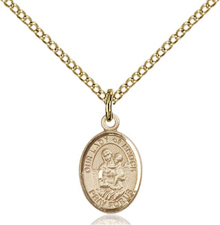 Gold-Filled Our Lady of Knock Pendant