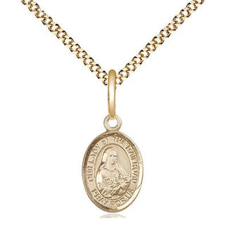 Gold-Filled Our Lady of the Railroad Pendant