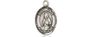 Pewter Saint Alice Medal Engraved Catholic Saint Jewelry