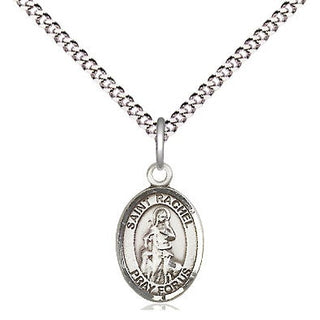 Pewter Saint Rachel Medal Religious and Catholic Jewelry Engraved Catholic Saint Jewelry
