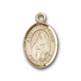 Gold-Filled Saint Hildegard Von Bingen Pendant
