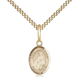 Gold-Filled St. Hildegard Von Bingen Pendant