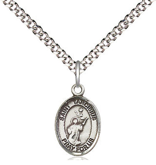 Pewter Saint Tarcisius Medal Religious and Catholic Jewelry Engraved Catholic Saint Jewelry