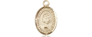 14kt Gold Saint John Baptist de la Salle Medal Engraved Catholic Saint Jewelry
