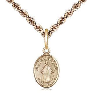14kt Gold Our Lady of Africa Medal Engraved Catholic Saint Jewelry