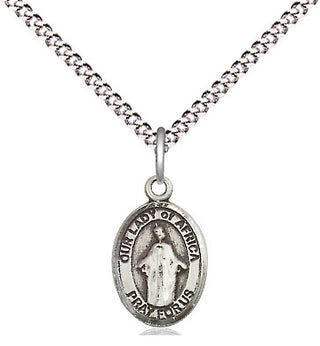 Pewter Our Lady of Africa Medal Religious and Catholic Jewelry Engraved Catholic Saint Jewelry