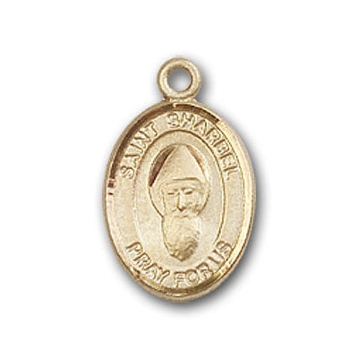 Gold-Filled St. Sharbel Pendant