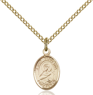 Gold-Filled St. Perpetua Pendant