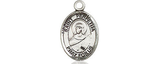 Pewter Saint Perpetua Medal Engraved Catholic Saint Jewelry