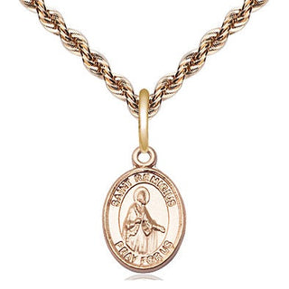 14kt Gold Filled Saint Remigius of Reims Medal Religious and Catholic Jewelry Engraved Catholic Saint Jewelry