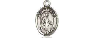 Pewter Saint Remigius of Reims Medal Engraved Catholic Saint Jewelry