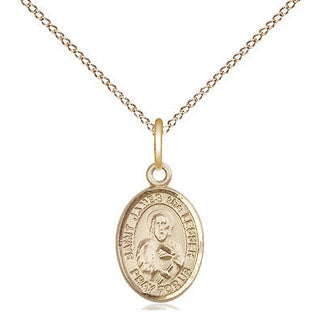 14kt Gold Saint James the Lesser Medal Engraved Catholic Saint Jewelry