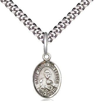 Pewter Saint James the Lesser Medal Religious and Catholic Jewelry Engraved Catholic Saint Jewelry