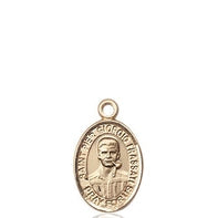 14kt Gold Blessed Pier Giorgio Frassati Medal Engraved Catholic Saint Jewelry