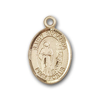 Gold-Filled Saint Susanna Pendant