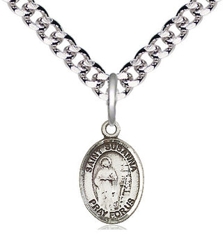 Pewter Saint Susanna Medal Religious and Catholic Jewelry Engraved Catholic Saint Jewelry