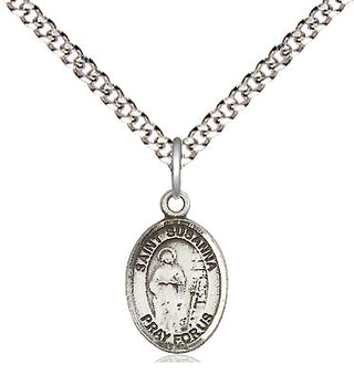 Pewter Saint Susanna Medal Religious and Catholic Jewelry Engraved Catholic Saint Jewelry