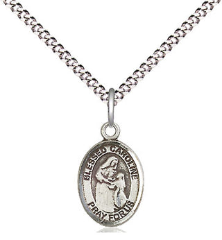 Pewter Blessed Caroline Gerhardinger Medal Religious and Catholic Jewelry Engraved Catholic Saint Jewelry