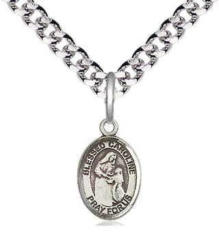 Pewter Blessed Caroline Gerhardinger Medal Religious and Catholic Jewelry Engraved Catholic Saint Jewelry