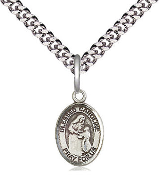 Pewter Blessed Caroline Gerhardinger Medal Religious and Catholic Jewelry Engraved Catholic Saint Jewelry