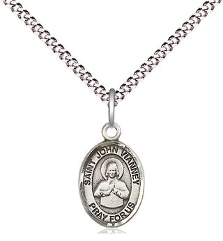 Pewter Saint John Vianney Medal Religious and Catholic Jewelry Engraved Catholic Saint Jewelry