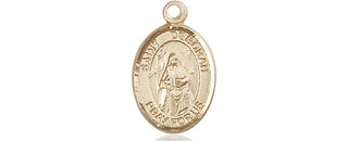 14kt Gold Saint Deborah Medal Engraved Catholic Saint Jewelry