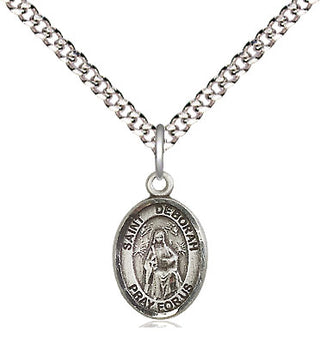 Pewter Saint Deborah Medal Religious and Catholic Jewelry Engraved Catholic Saint Jewelry