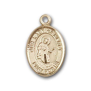 Gold-Filled Our Lady of Mercy Pendant