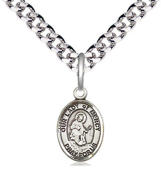 Pewter Our Lady of Mercy Medal Religious and Catholic Jewelry Engraved Catholic Saint Jewelry