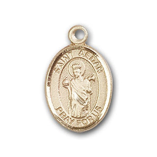 Gold-Filled Saint Aedan of Ferns Pendant