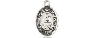 Pewter Marie Magdalen Postel Medal Engraved Catholic Saint Jewelry