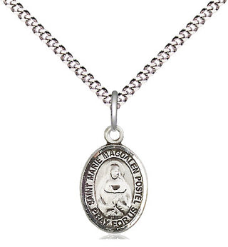 Pewter Marie Magdalen Postel Medal Religious and Catholic Jewelry Engraved Catholic Saint Jewelry