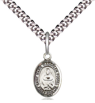 Pewter Marie Magdalen Postel Medal Religious and Catholic Jewelry Engraved Catholic Saint Jewelry