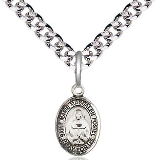 Pewter Marie Magdalen Postel Medal Religious and Catholic Jewelry Engraved Catholic Saint Jewelry