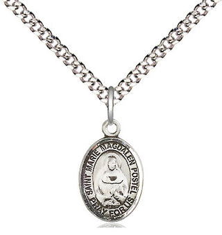 Pewter Marie Magdalen Postel Medal Religious and Catholic Jewelry Engraved Catholic Saint Jewelry