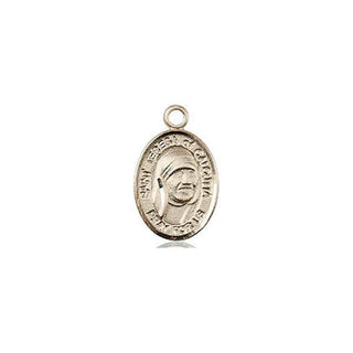 14kt Gold Saint Teresa of Calcutta Medal Engraved Catholic Saint Jewelry