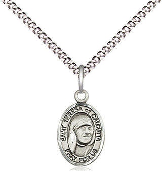 Pewter Saint Teresa of Calcutta Medal Religious and Catholic Jewelry Engraved Catholic Saint Jewelry