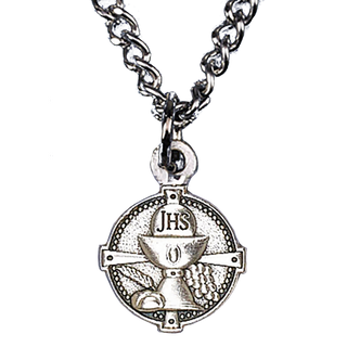 Bulk Communion Chalice Medals - Silver Tone