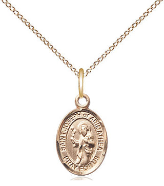 14kt Gold Saint Joseph of Arimathea Medal | Engravable