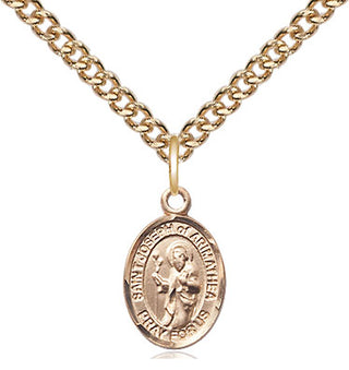 14kt Gold Saint Joseph of Arimathea Medal | Engravable