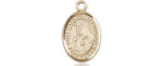 14kt Gold Saint Margaret of Cortona Medal Engraved Catholic Saint Jewelry