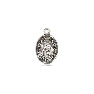 Pewter Saint Margaret of Cortona Medal Engraved Catholic Saint Jewelry