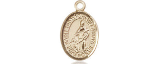 14kt Gold Saint Thomas of Villanova Medal Engraved Catholic Saint Jewelry